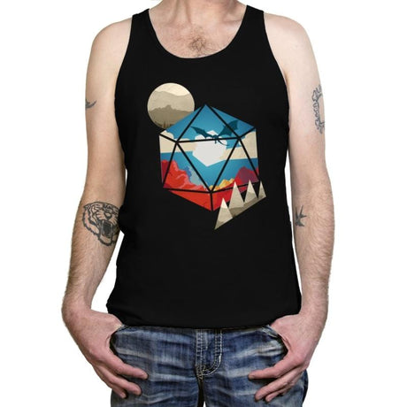 D20 World - Tanktop Tanktop RIPT Apparel X-Small / Black