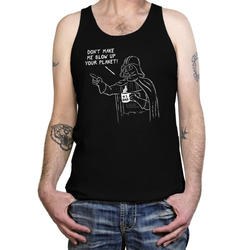 Dad Vader - Tanktop Tanktop RIPT Apparel X-Small / Black