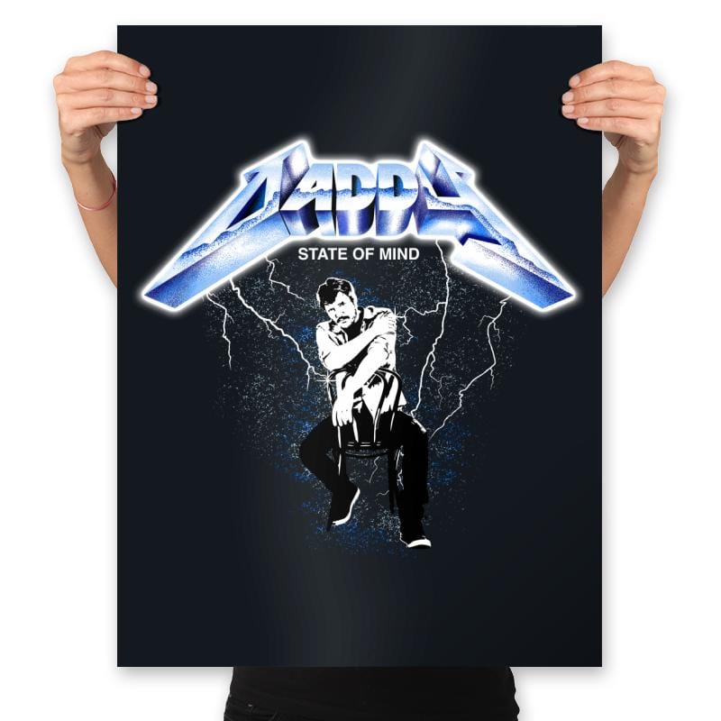 Daddy Lightning - Prints Posters RIPT Apparel 18x24 / Black