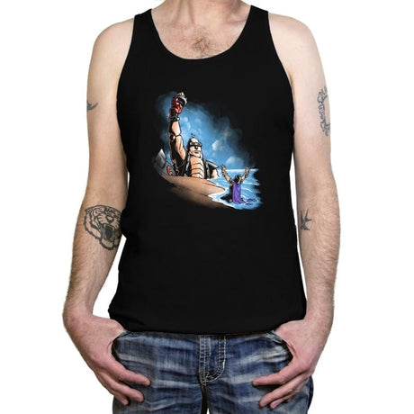 Damn You All to Shell Exclusive - Tanktop Tanktop RIPT Apparel X-Small / Black