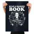 Damned Books - Prints Posters RIPT Apparel 18x24 / Black