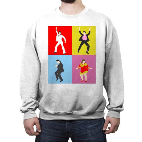 Dance - Crew Neck Sweatshirt Crew Neck Sweatshirt RIPT Apparel Small / White