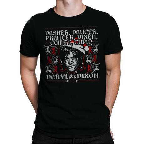 Dancer Dasher and Dixon - Mens Premium T-Shirts RIPT Apparel Small / Black