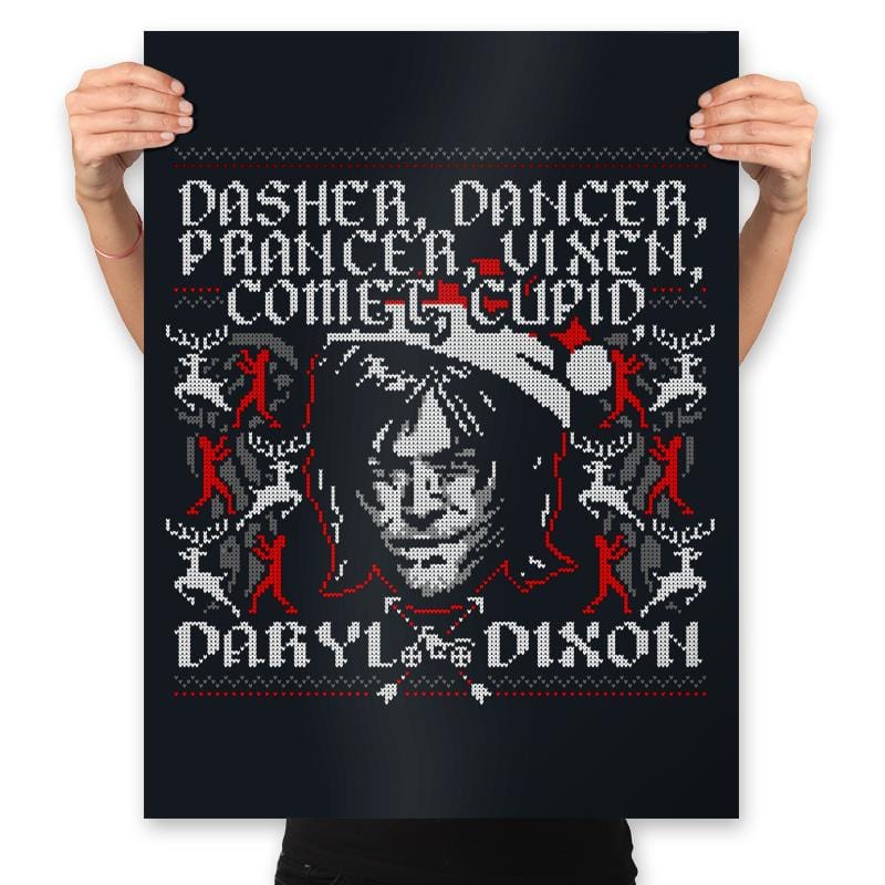 Dancer Dasher and Dixon - Prints Posters RIPT Apparel 18x24 / Black