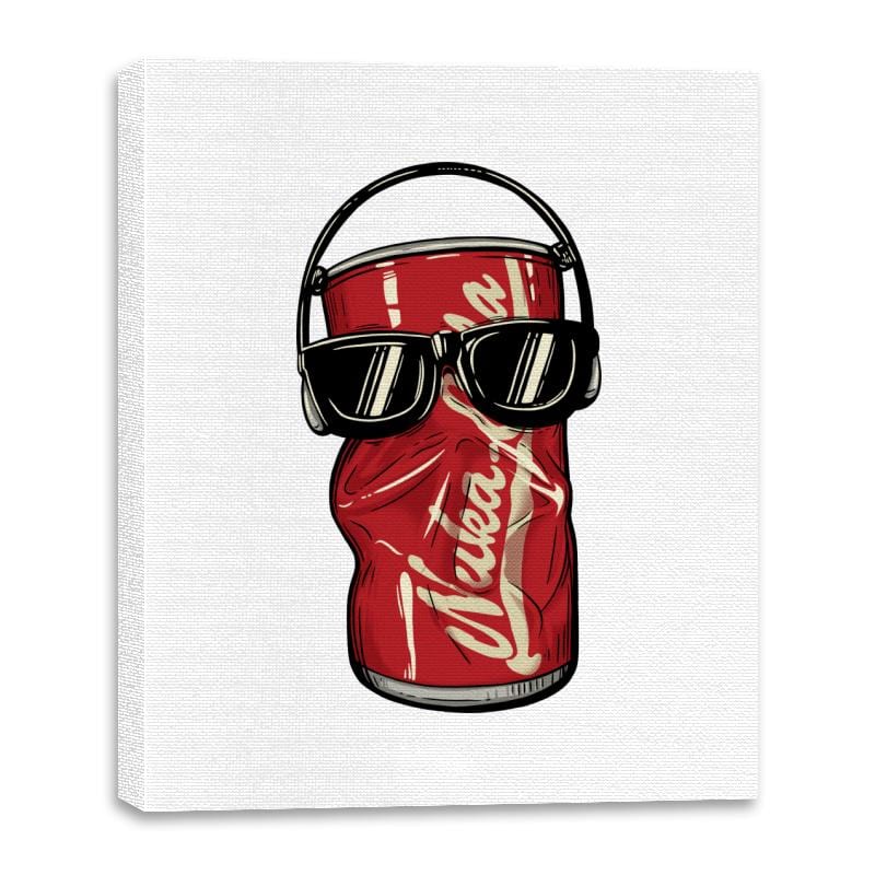 Dancing Atomic Can - Canvas Wraps Canvas Wraps RIPT Apparel 16x20 / White