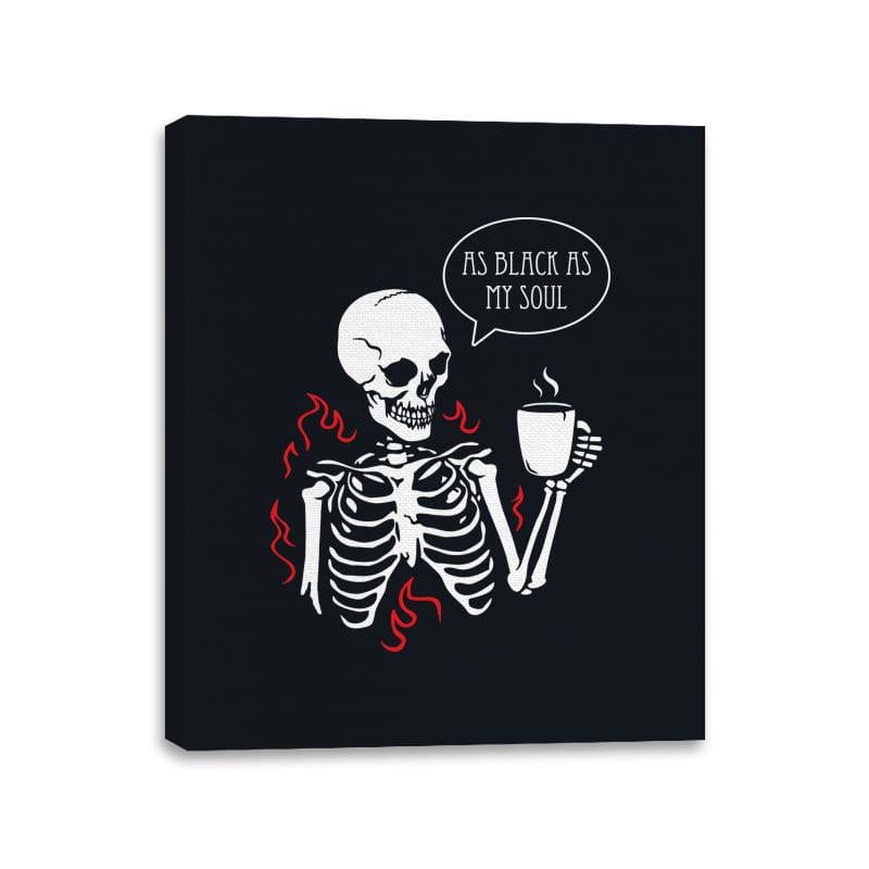 Dark Blend - Canvas Wraps Canvas Wraps RIPT Apparel 11x14 / Black