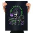 Dark Books - Prints Posters RIPT Apparel 18x24 / Black