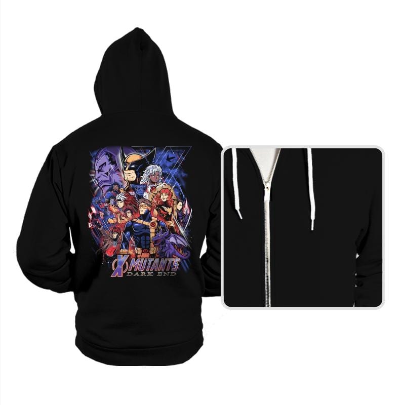 Dark End - Hoodies Hoodies RIPT Apparel Small / Black