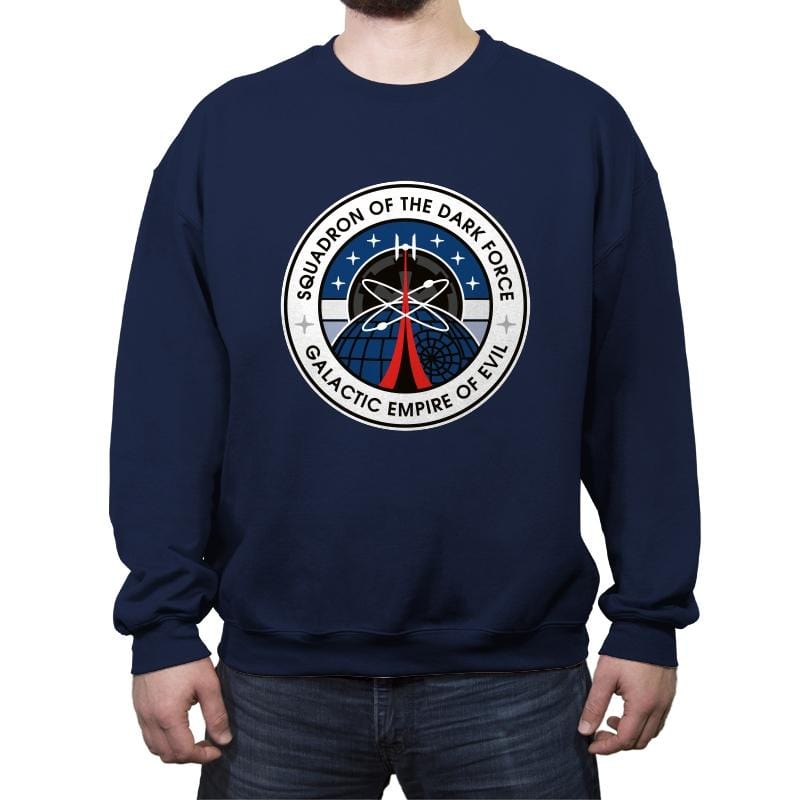 Dark Force - Crew Neck Sweatshirt Crew Neck Sweatshirt RIPT Apparel Small / Navy