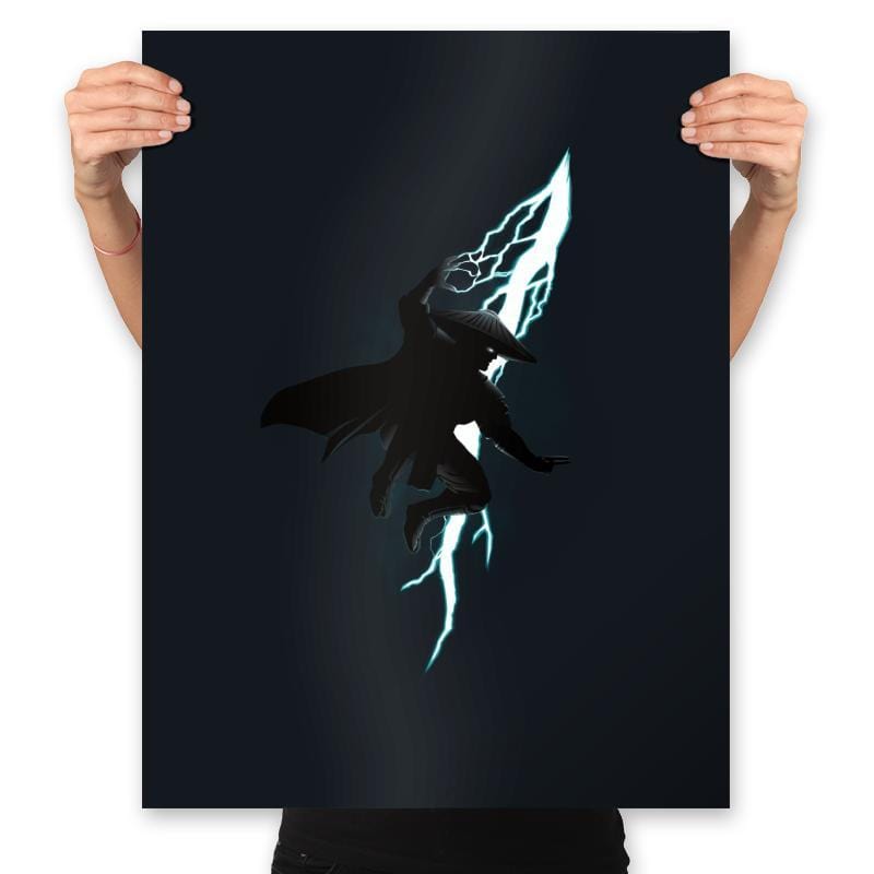 Dark Kombat - Prints Posters RIPT Apparel 18x24 / Black