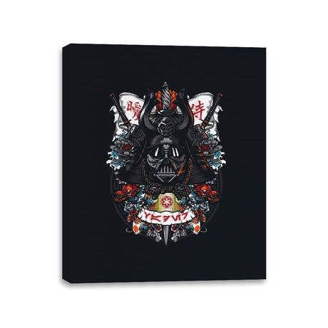 Dark Lord Samurai - Canvas Wraps Canvas Wraps RIPT Apparel 11x14 / Black