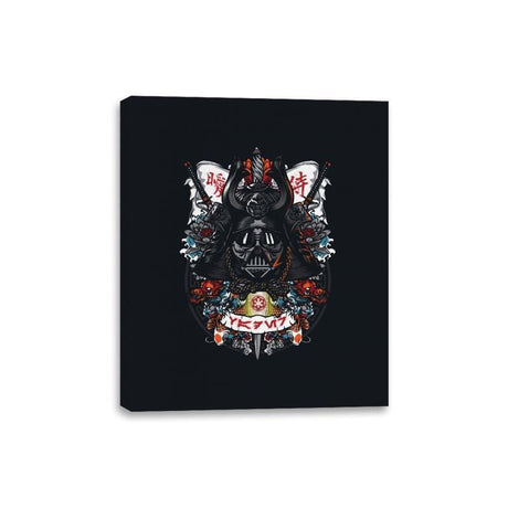 Dark Lord Samurai - Canvas Wraps Canvas Wraps RIPT Apparel 8x10 / Black