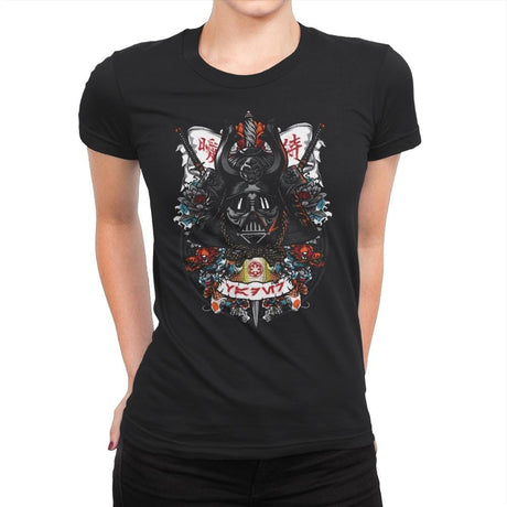 Dark Lord Samurai - Womens Premium T-Shirts RIPT Apparel Small / Black