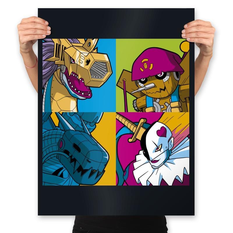 Dark Masters Pop - Prints Posters RIPT Apparel 18x24 / Black