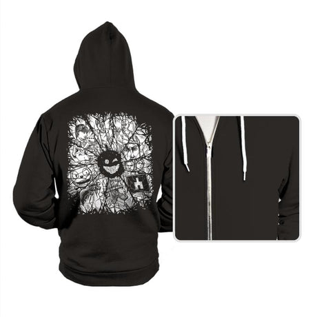 Dark Refractions - Hoodies Hoodies RIPT Apparel Small / Black