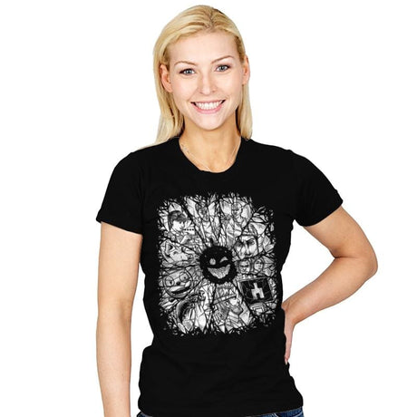 Dark Refractions - Womens T-Shirts RIPT Apparel