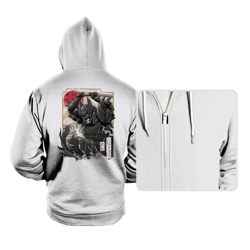 Dark Samurai Knight - Hoodies Hoodies RIPT Apparel Small / White