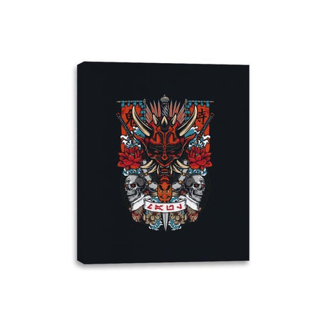 Dark Side Akuma - Canvas Wraps Canvas Wraps RIPT Apparel 8x10 / Black