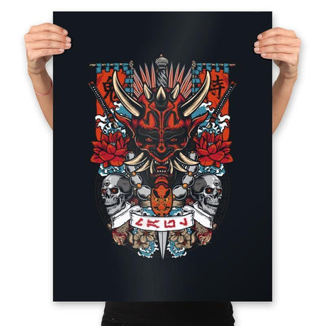 Dark Side Akuma - Prints Posters RIPT Apparel 18x24 / Black