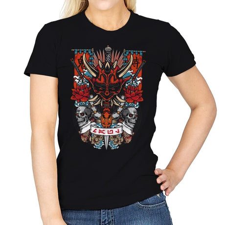 Dark Side Akuma - Womens T-Shirts RIPT Apparel Small / Black