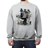 Dark Side Club - Crew Neck Sweatshirt Crew Neck Sweatshirt RIPT Apparel Small / Sport Gray