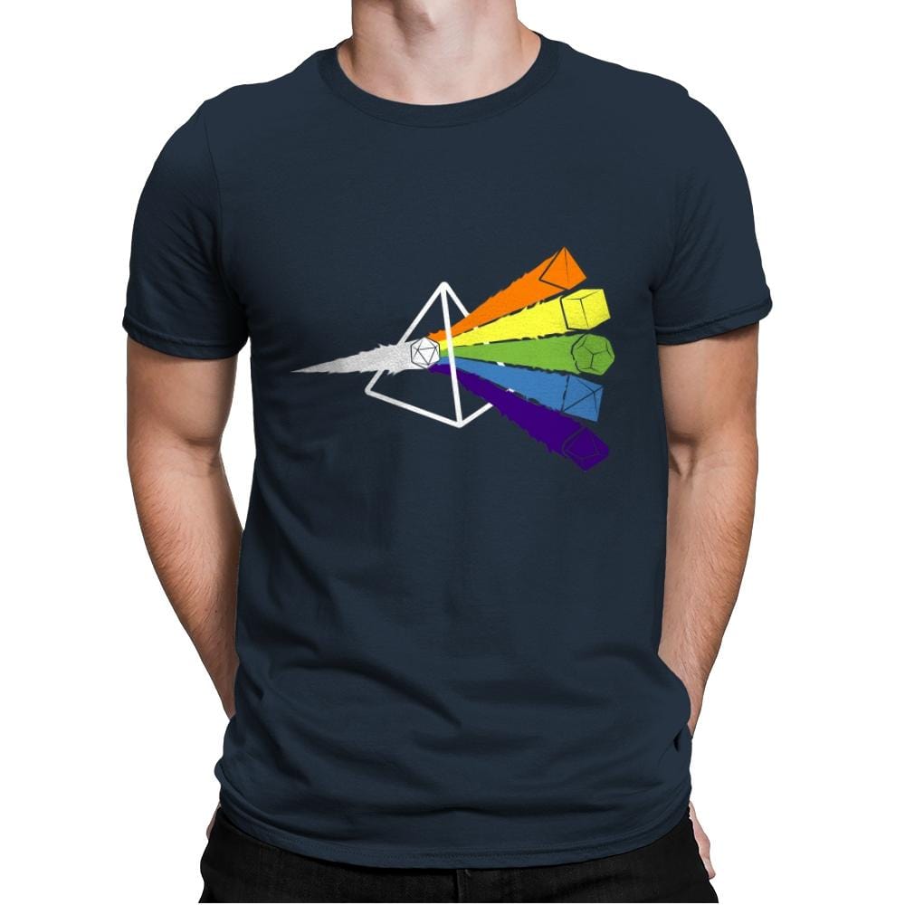 Dark Side o' The Dice - Mens Premium T-Shirts RIPT Apparel Small / Indigo