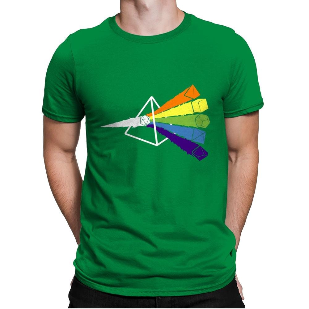 Dark Side o' The Dice - Mens Premium T-Shirts RIPT Apparel Small / Kelly Green