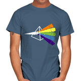 Dark Side o' The Dice - Mens T-Shirts RIPT Apparel Small / Indigo Blue