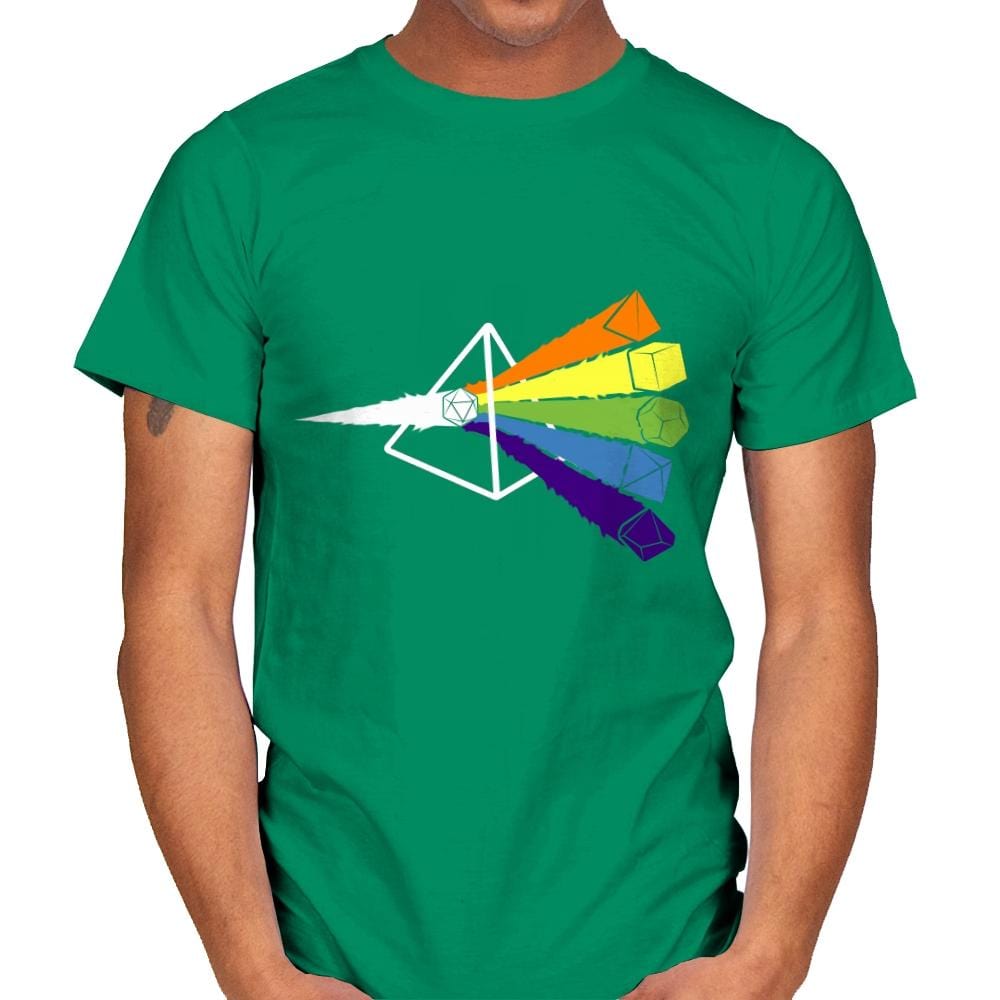 Dark Side o' The Dice - Mens T-Shirts RIPT Apparel Small / Kelly Green