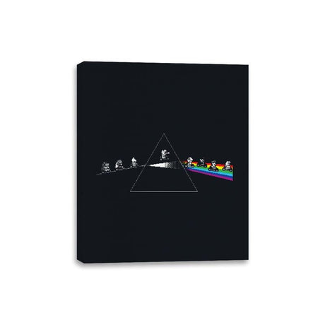 Dark Side of Rainbow Road - Canvas Wraps Canvas Wraps RIPT Apparel 8x10 / Black