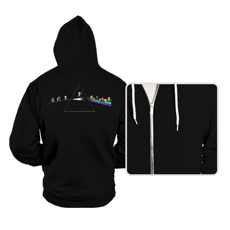 Dark Side of Rainbow Road - Hoodies Hoodies RIPT Apparel Small / Black