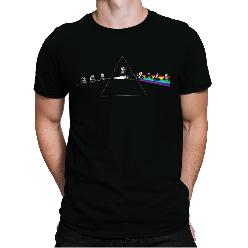 Dark Side of Rainbow Road - Mens Premium T-Shirts RIPT Apparel Small / Black