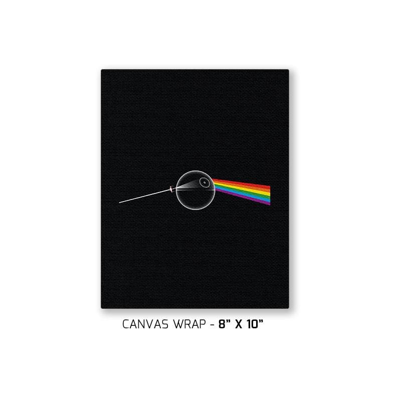 Dark Side of... That's NO MOON! Exclusive - Canvas Wraps Canvas Wraps RIPT Apparel 8x10 inch