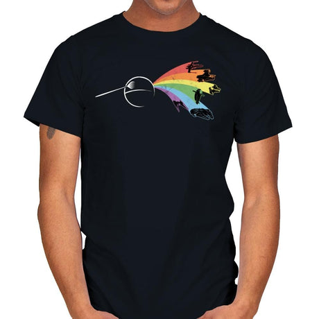 Dark Side of the Star - Mens T-Shirts RIPT Apparel Small / Black