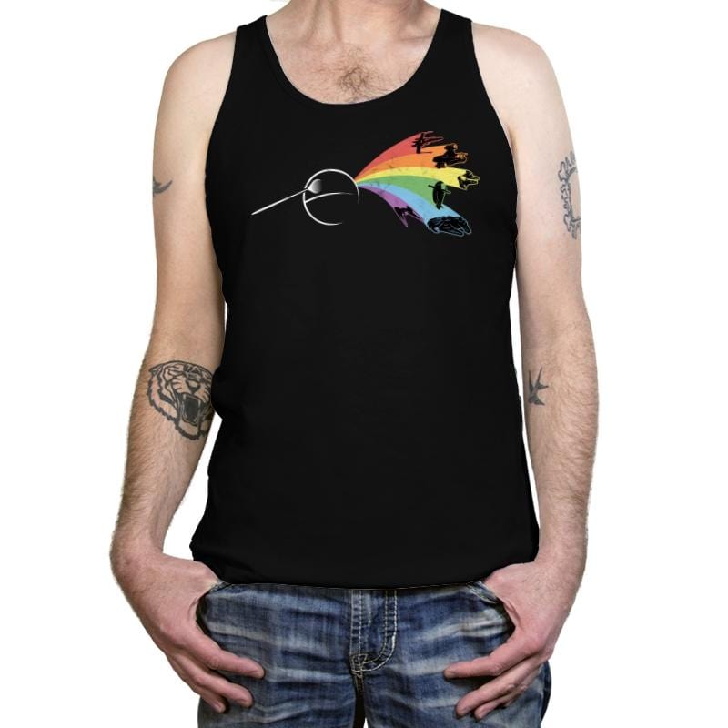 Dark Side of the Star - Tanktop Tanktop RIPT Apparel X-Small / Black