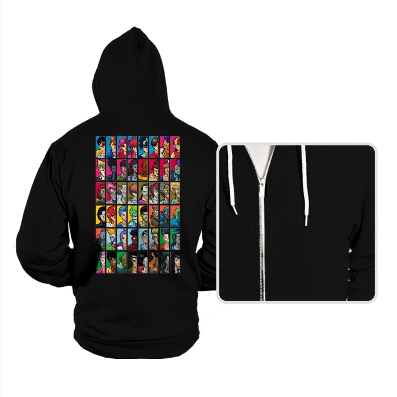 Dark Tournament Fighters - Hoodies Hoodies RIPT Apparel Small / Black