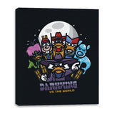 Darkwing Vs The World - Canvas Wraps Canvas Wraps RIPT Apparel 16x20 / Black