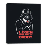 Darth-bro-ther - Canvas Wraps Canvas Wraps RIPT Apparel 16x20 / Black