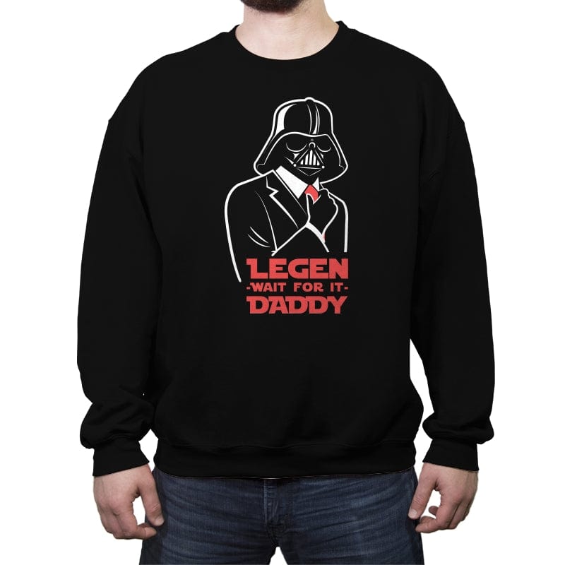 Darth-bro-ther - Crew Neck Sweatshirt Crew Neck Sweatshirt RIPT Apparel Small / Black