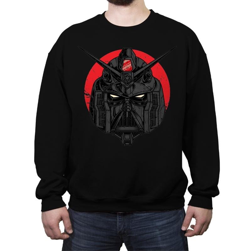 Darth Gundam - Crew Neck Sweatshirt Crew Neck Sweatshirt RIPT Apparel Small / Black