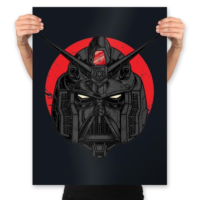 Darth Gundam - Prints Posters RIPT Apparel 18x24 / Black