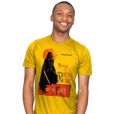 Darth Noir - Mens T-Shirts RIPT Apparel Small / Sunshine