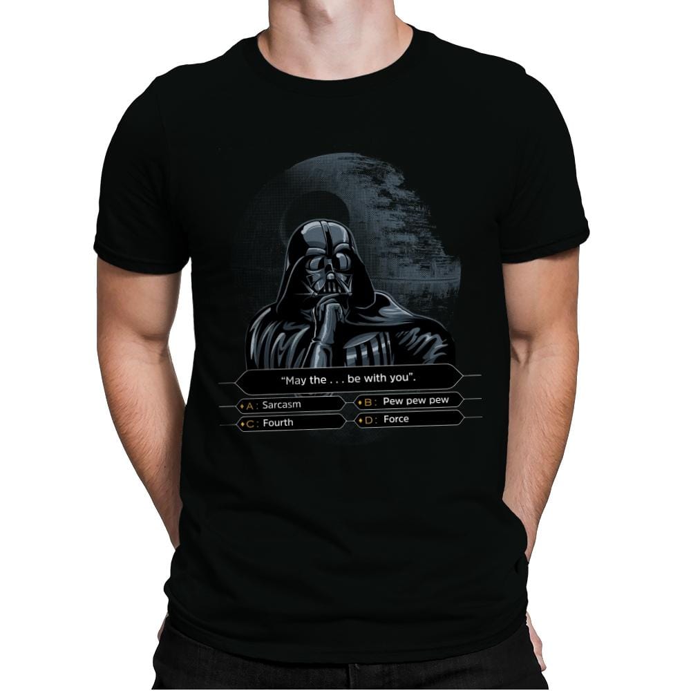 Darth Wants to be a Millionaire - Mens Premium T-Shirts RIPT Apparel Small / Black