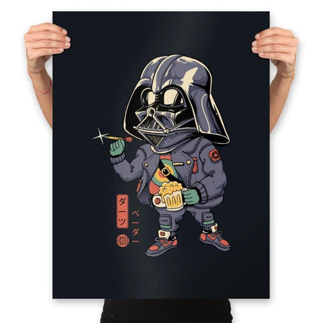 Darts Vader - Prints Posters RIPT Apparel 18x24 / Black