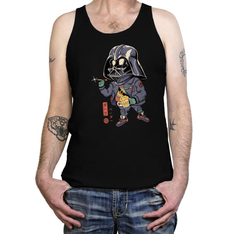 Darts Vader - Tanktop Tanktop RIPT Apparel X-Small / Black