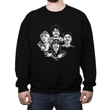 Dave's Rhapsody - Crew Neck Sweatshirt Crew Neck Sweatshirt RIPT Apparel Small / Black