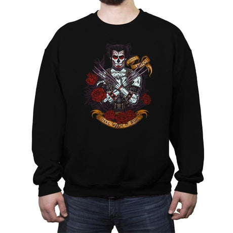 Day of the Dead Reprint - Crew Neck Sweatshirt Crew Neck Sweatshirt RIPT Apparel