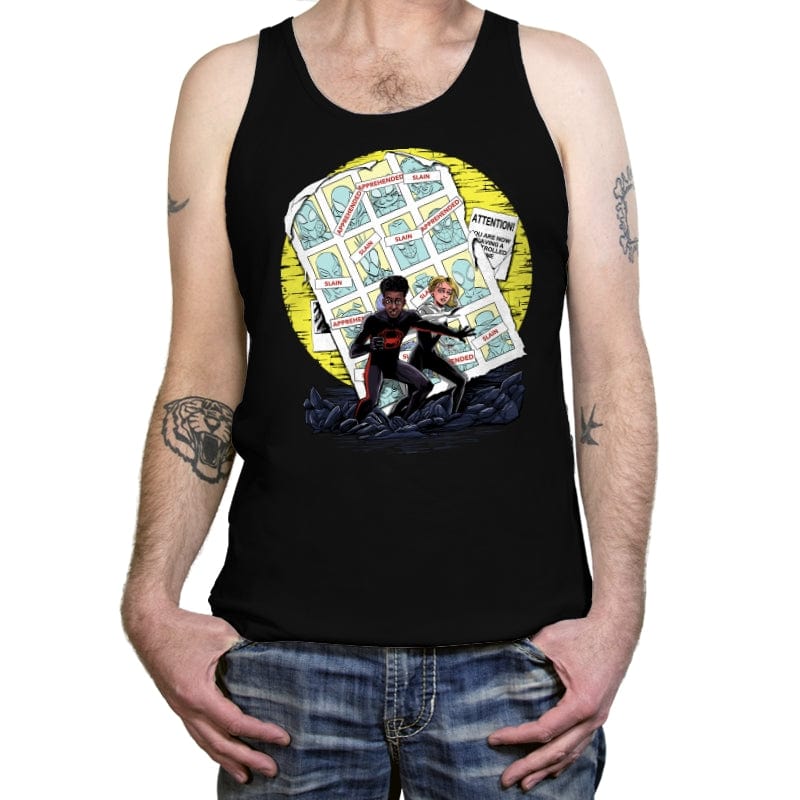 Days of Spider Past - Tanktop Tanktop RIPT Apparel X-Small / Black