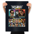 De Niro Fighter - Prints Posters RIPT Apparel 18x24 / Black