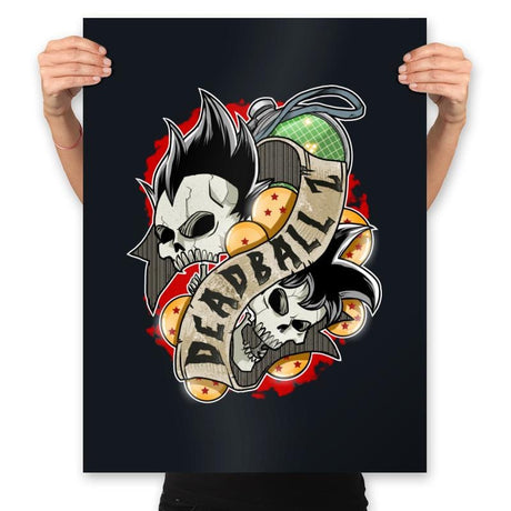 Dead Ball Z  - Shirt Club - Prints Posters RIPT Apparel 18x24 / Black